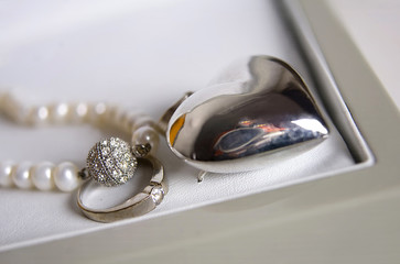 Wedding Ring And Necklace