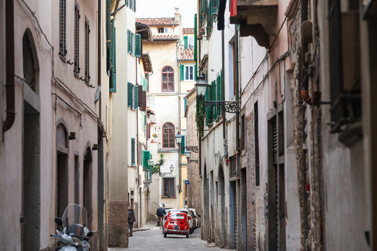 street in historic district of Florence