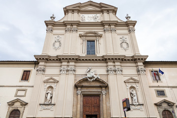 Fototapeta na wymiar facade of San Marco Church in Florence