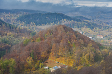 aerial view of a Walbrzych Poland