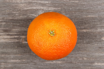 Mandarin on gray board/Close up of mandarin