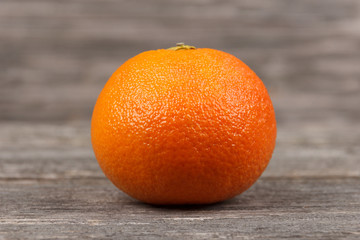 Mandarin on gray board/Close up of mandarin