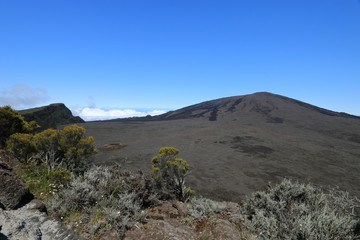 Piton de la Fournaise volcano, Reunion island, indian ocean, France, october 2016

