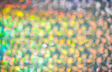 Abstract twinkled bright background with bokeh defocused
