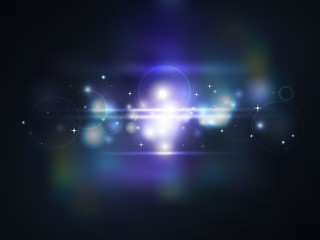 Abstract bright glitter blue background