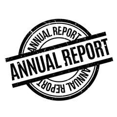 Annual Report rubber stamp