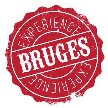 Bruges stamp rubber grunge