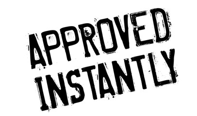 Approved Instantly rubber stamp