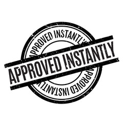 Approved Instantly rubber stamp