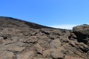 Piton de la Fournaise volcano, Reunion island, indian ocean, France, october 2016
