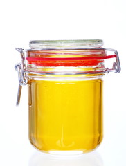 honey jar isolated