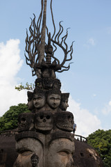 Obraz premium Wat Xieng Khuan Buddha park. Vientiane, Laos..