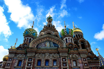 Fototapeta na wymiar Church of the Savior on Blood, St. Petersburg, Russia 