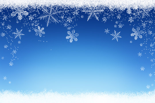 Weihnachten Hintergrund mit Schneeflocken