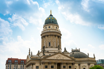 Obraz premium The Gendarmenmarkt is a square in Berlin, and the site of the Ko