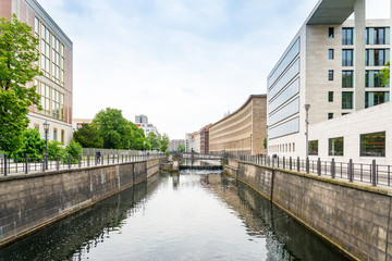 Fototapeta premium Typical Street view in Berlin with a population of approximately
