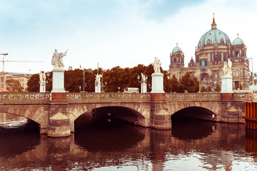 Traditional view of Berliner Dom in Berlin © ilolab