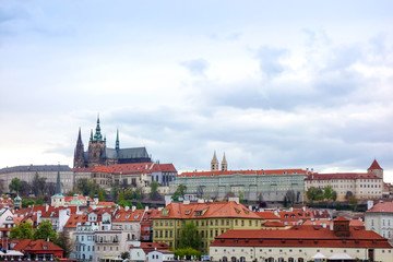Fototapeta premium Old Town ancient architecture in Prague, Czech Republic