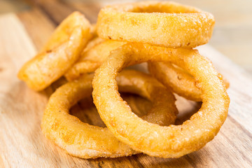 Fast food Homemade Crunchy Fried onion rings