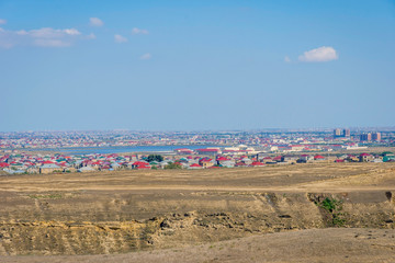 Obraz premium Suburbs of Baku, Azerbaijan