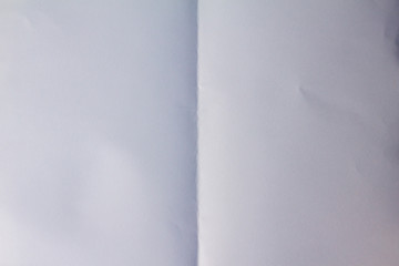 crease split into paper