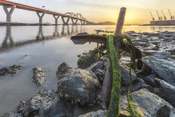 Obraz premium anchor and ebb