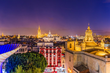 Fototapeta premium Seville Spain Skyline