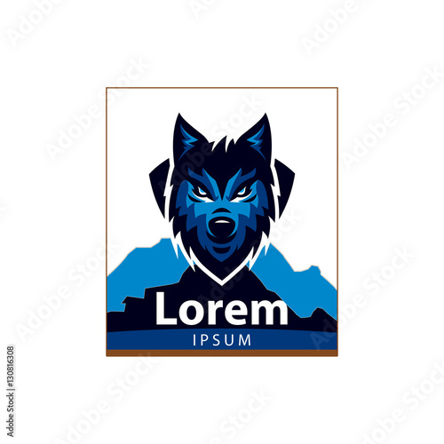 "blue wolf logo" Stock image and royalty-free vector files on Fotolia