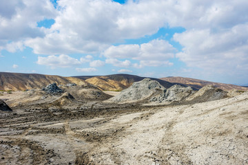 Mud volcano crater, Gobustan, Azerbaijan