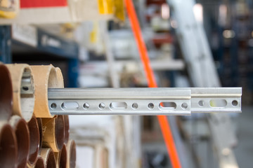 Furniture accessories. Metal profiles of different sizes and shapes.