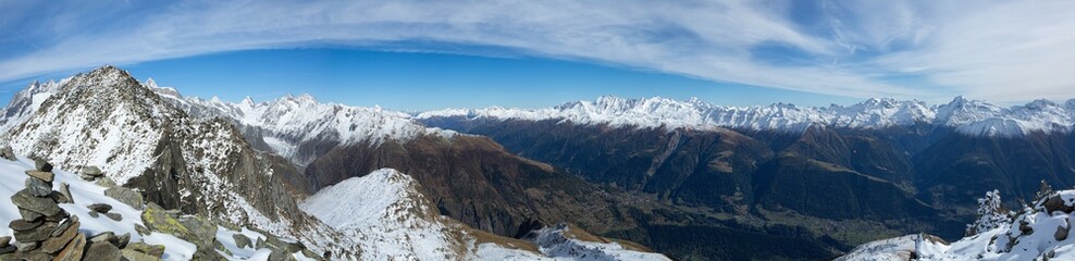 Blick auf Binntal - Schweizer Alpen - Wallis