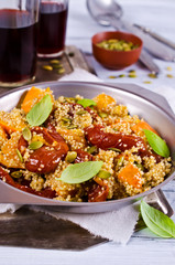 Salad with roasted vegetables