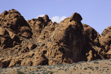 Weathered rocks of Utah's desert