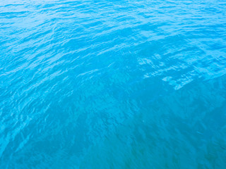 Blue sea water background