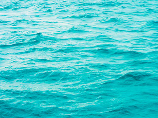 Blue sea water background