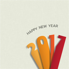 Happy new 2017 year. Greetings card. Colorful design. Vector ill
