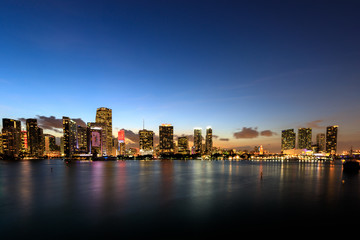 Fototapeta na wymiar Miami Skyline III