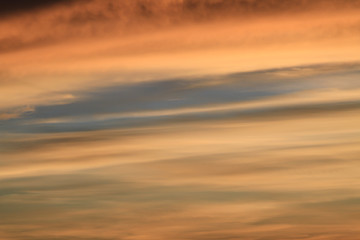 Fototapeta premium abstract landscape beautiful blue sky in sunset use for background