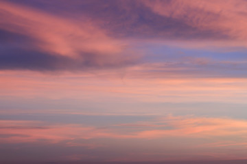 abstract landscape beautiful blue sky in sunset use for background