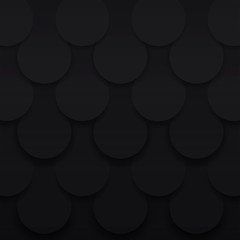 Retro background, volume black pattern scale, vector dark wallpaper