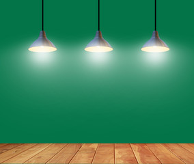 Lighting and flooring background