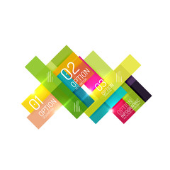 Vector business infographics, option select