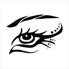 Eye vector image. Picture with eye. Symbolic eye.