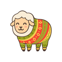 Sheep in sweater