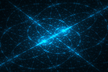 Abstract futurictic space background for creative design