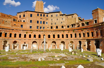 Roman Forum, Rome's historic center, Italy.