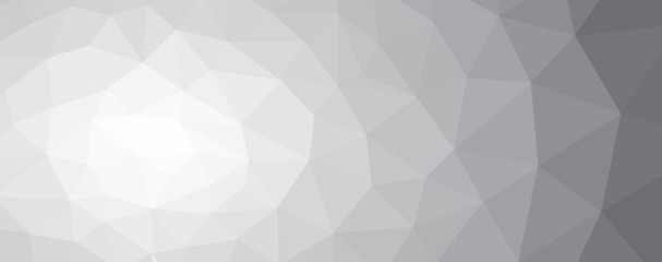 Light Gray vector blurry triangle geometric background with gradient.