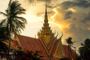 Phnom Phen. Temple. Cambodia