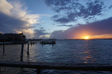 Obraz premium Sonnenuntergang in Fort Pierce