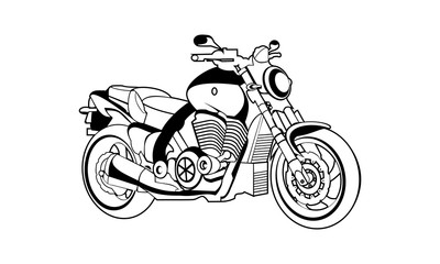 Naklejka premium motorcycle
